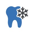 Teeth cold Royalty Free Stock Photo