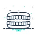 mix icon for Teeth, tooth and chew