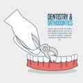 Teeth medicine treatment with dental extractor