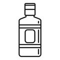 Teeth mouthwash icon outline vector. Dental wash Royalty Free Stock Photo