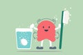 Teeth retainer cleaning