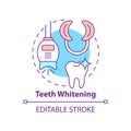 Teeth whitening concept icon Royalty Free Stock Photo