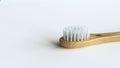 Teethbrush wooden with branding close-up - 3D Rendering Royalty Free Stock Photo