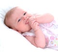 Teething Baby Royalty Free Stock Photo