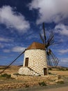 Tefia windmill Fuerteventura at Canary Islands of Spain