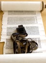 Tefillin and Torah Royalty Free Stock Photo