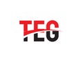 TEG Letter Initial Logo Design Vector Illustration