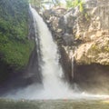 Tegenungan Waterfall near Ubud, Bali, Indonesia. Tegenungan Waterfall is a popular destination for tourists visiting Royalty Free Stock Photo