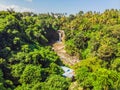 Tegenungan Waterfall near Ubud, Bali, Indonesia. Tegenungan Waterfall is a popular destination for tourists visiting Royalty Free Stock Photo