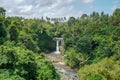 Tegenungan Waterfall is a popular destination for tourists visiting Bali, Indonesia Royalty Free Stock Photo