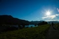 On the Tegernsee by bike, traveling by bike Royalty Free Stock Photo