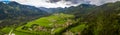 Tegernsee, Germany. Lake Tegernsee Rottach-Egern, Kreuth Bavaria, Germany near the Austrian border. Aerial view of Royalty Free Stock Photo