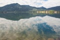 Tegernsee lake and Alp mountains Royalty Free Stock Photo