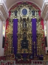 Tegucigalpa catedral main altar midday Royalty Free Stock Photo