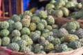 Honduras market exotic fruit closeup annona anona