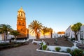 Teguise village on Lanzarote island