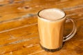 Teh tarik or pulled milk tea, popular drink in Malaysia