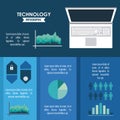 Tehnology infographic concept Royalty Free Stock Photo