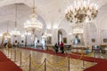 TEHRAN, IRAN - JULY 5, 2019: Salam (Reception) Hall in Golestan Palace in Tehran, capital of Ira