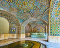 Fountain in summer pavilion of Golestan, Tehran Royalty Free Stock Photo