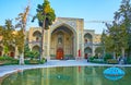 The courtyard of Sepahsalar mosque in Tehran