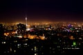 Tehran Night Royalty Free Stock Photo