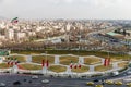 Tehran skyline of the city