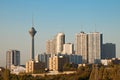 Tehran Skyline and Skyscrapers in the Morning Light Royalty Free Stock Photo