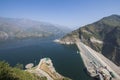 Tehri hydropower dam, Uttarakhand India Royalty Free Stock Photo