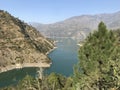 Tehri lake in Kanatal India Royalty Free Stock Photo