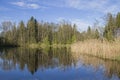 Teich bei Moosham in Oberbayern