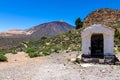 Teide - Cruz de Frejel and Degollada del Cedro with scenic view on volcano Pico del Teide