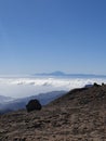 Teide desde Gran Canaria, Royalty Free Stock Photo