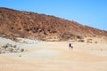 Teide National Park, mountain volcano, magnificent desert landscape near the volcano Teide, Tenerife, Canary Islands Royalty Free Stock Photo