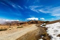 Teide National Park, Tenerife, Canary Islands - Gravel footpath of the Montana Blanca volcanic ascent trail, leading up to the 371