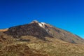 Teide National Park, Tenerife, Canary Islands - Tourist informational sign depicting the Montana Blanca hiking trail of the Teide