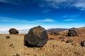 Teide National Park, Tenerife, Canary Islands - A view of `Teide Eggs`, or in Spanish `Huevos del Teide`.