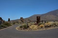 Teide National Park, Tenerife, Spain August 13, 2022 - Parking at the Hotel Restaurant at Roques de GarcÃÂ­a in the National Park