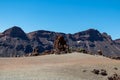 Teide - Panoramic view on mount Guajara seen from Minas de San Jose in Mount Teide National Park, Tenerife, Spain Royalty Free Stock Photo