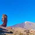 Teide volcano and Cinchado rock in Tenerife