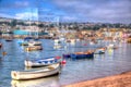 Teign river Teignmouth Devon in HDR Royalty Free Stock Photo