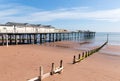 Teignmouth Devon blue sky and white clouds