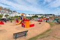 Teignmouth seafront Devon childrens activity area Royalty Free Stock Photo