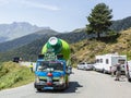 Teisseire Caravan in Pyrenees Mountains - Tour de France 2015