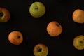 Tejocote fruit macro close up