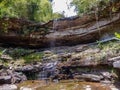 Tek Chou rocky waterfall trickle Cambodia