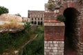Tekfur Sarayi, Byzantine palace in Istanbul, Turkey Royalty Free Stock Photo