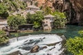 Tekija house and Buna river in Blagaj village near Mostar, Bosnia and Herzegovi Royalty Free Stock Photo