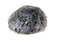 Tektyt, beautiful stone or meteorite mineral isolated on a white background