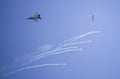 F-15 aircraft in aerial demonstration Israeli army celebrates Independence Day